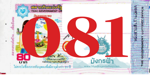 ซื้อสลากเลข 081