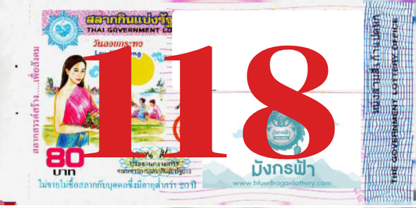 ซื้อสลากเลข 118