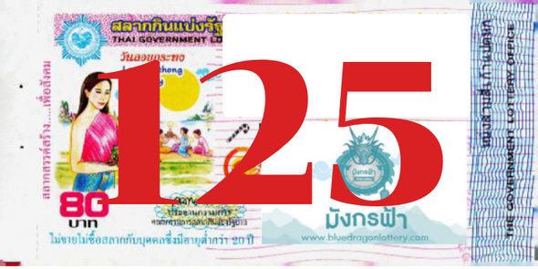 ซื้อสลากเลข 125