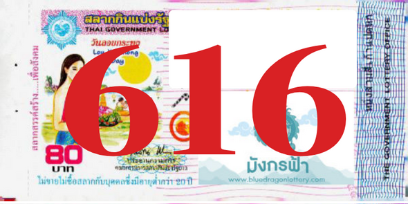 ซื้อสลากเลข 616