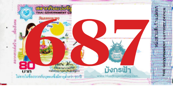 ซื้อสลากเลข 687