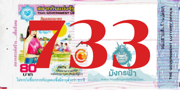 ซื้อสลากเลข 733